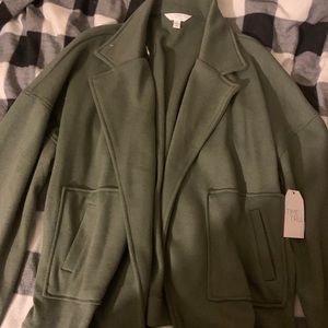 Green cloth blazer